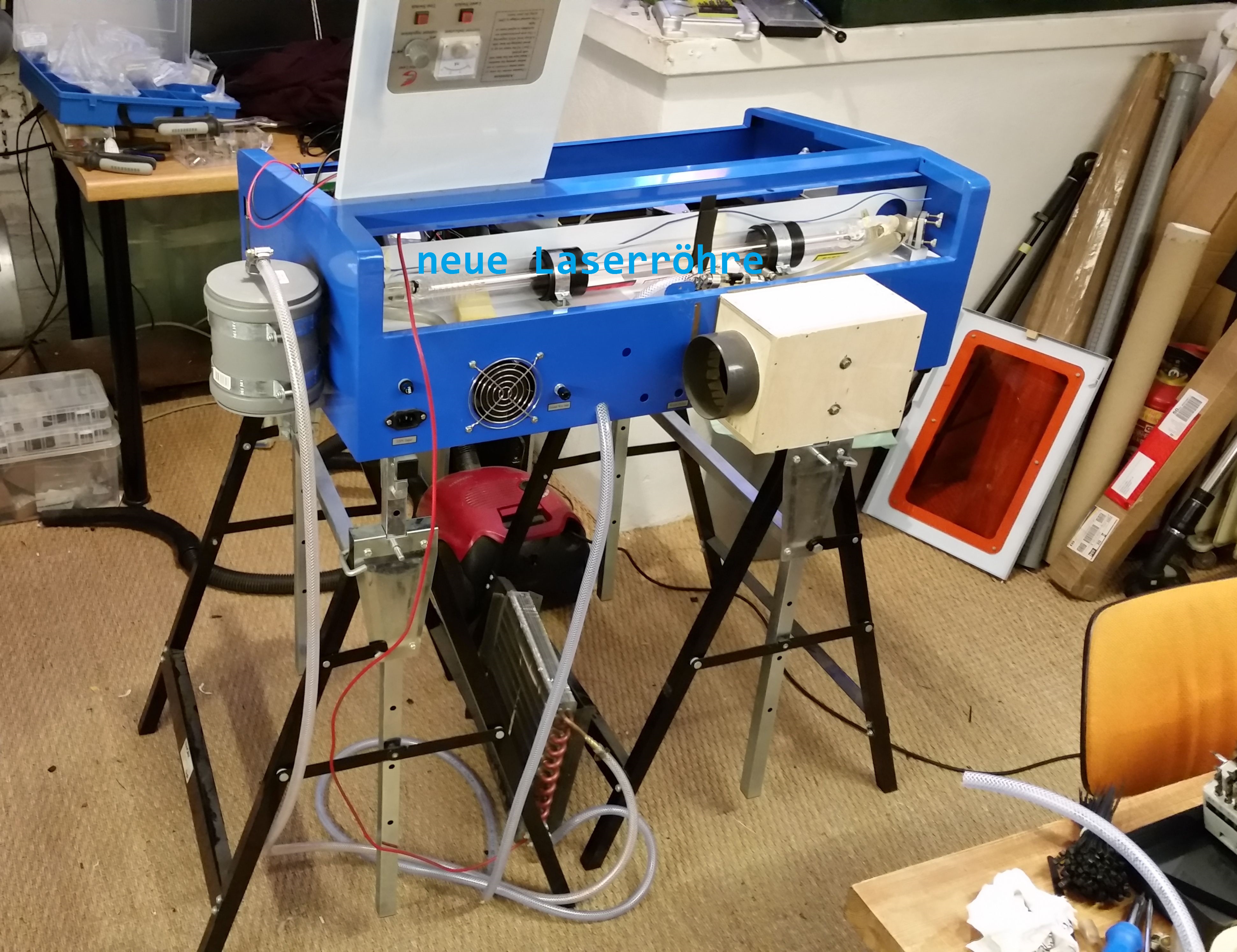 Neue Laserröhre