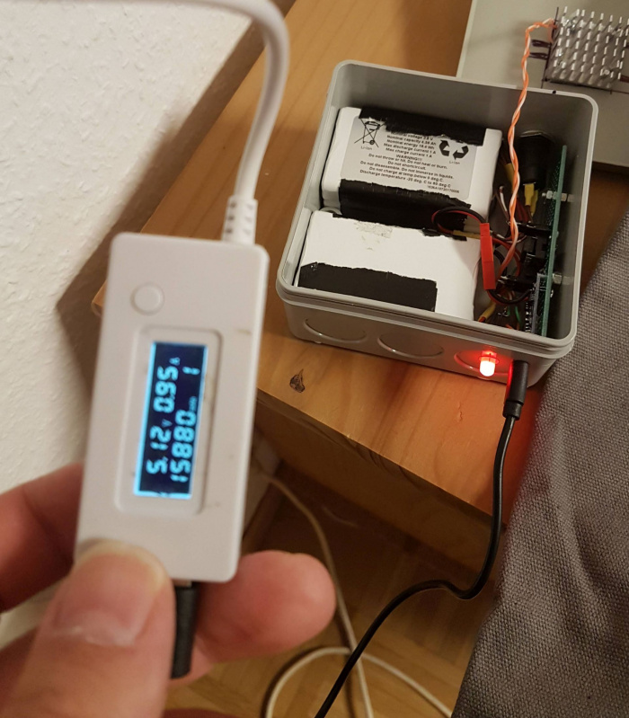 Volladen dauert nun eine Weile...