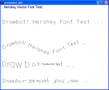 Hershey Font